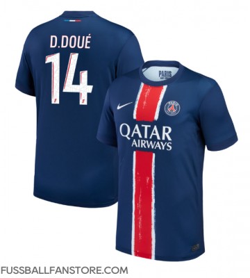 Paris Saint-Germain Desire Doue #14 Replik Heimtrikot 2024-25 Kurzarm